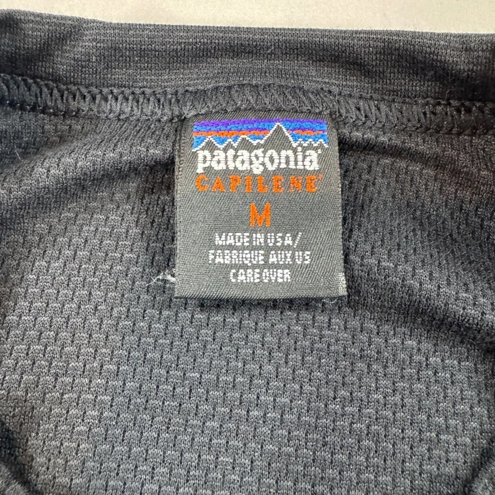 Vintage Patagonia Capilene Thermal Base Layer Set Men's M Black Made in USA 1999